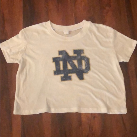 Alternative Tops - Notre Dame Cropped T-Shirt - gently worn
